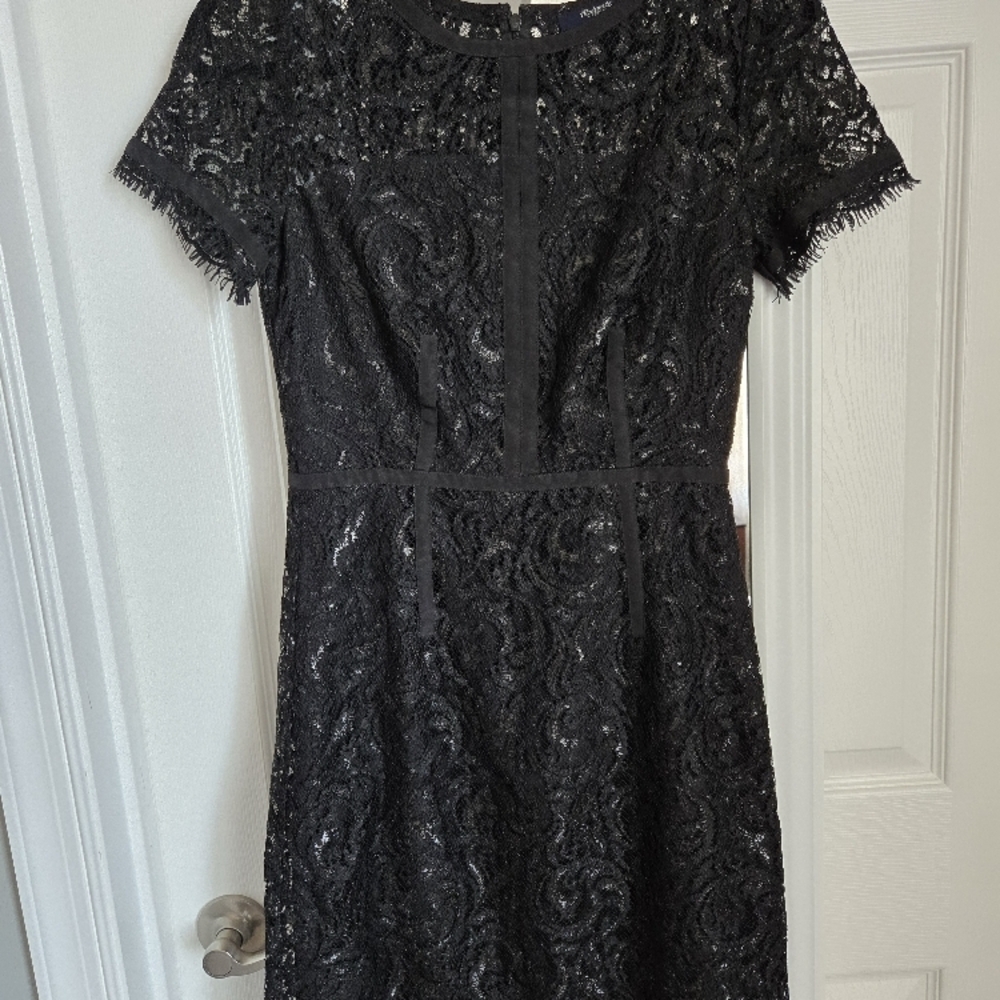 Madewell Black Lace Dress